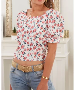 La boutique de Lilie CROC TOP LAURA> Tops / Blouses