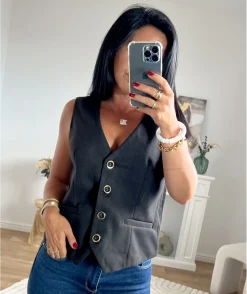 La boutique de Lilie GILET DE TAILLEUR NADINA> Vestes