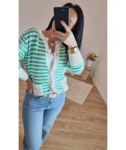 La boutique de Lilie GILET ODILE> Pulls / Gilets