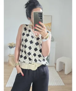 La boutique de Lilie GILET PETRA> Pulls / Gilets