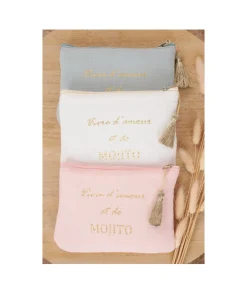 La boutique de Lilie POCHETTE AMOUR ET MOJITO> Sacs / Idées Cadeaux