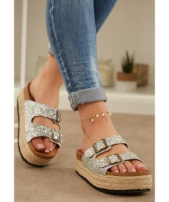 La boutique de Lilie SANDALES ELHYNE - ARGENT> Sandales & Espadrilles