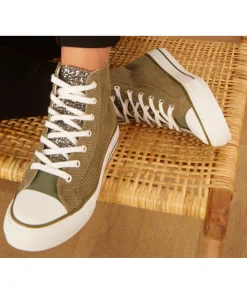 La boutique de Lilie BASKETS JOULIA KAKI> Baskets