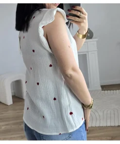 La boutique de Lilie BLOUSE GAETANE GAZ DE COTON> Tops / Blouses
