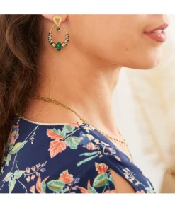 La boutique de Lilie BOUCLE D'OREILLE FABIOLA> Bijoux