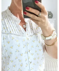 La boutique de Lilie CHEMISE LAMINE GAZE DE COTON> Chemises