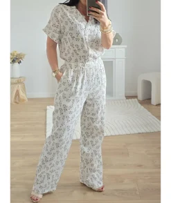 La boutique de Lilie COMBINAISON ANTOINETTE GAZE DE COTON> Combinaisons
