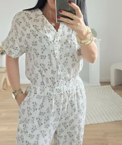 La boutique de Lilie COMBINAISON ANTOINETTE GAZE DE COTON> Combinaisons