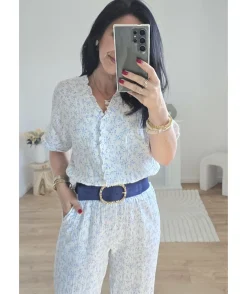 La boutique de Lilie COMBINAISON BLANCHE GAZE DE COTON> Combinaisons