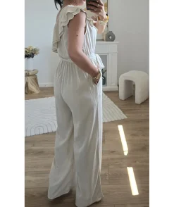 La boutique de Lilie COMBINAISON FABIOLA EN LIN> Combinaisons