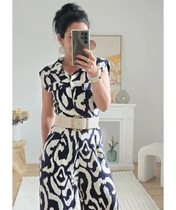 La boutique de Lilie COMBINAISON TIANA MARINE FONCE> Combinaisons
