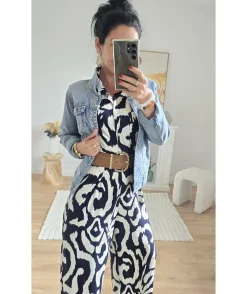 La boutique de Lilie COMBINAISON TIANA MARINE FONCE> Combinaisons