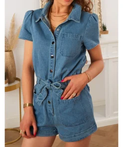 La boutique de Lilie COMBI SHORT DONNA> Combinaisons