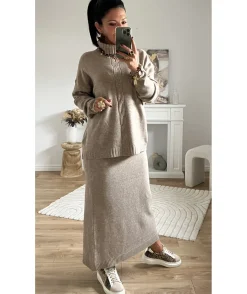 La boutique de Lilie ENSEMBLE JUPE PULL COLINE> Pulls / Gilets|Jupes / Shorts