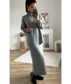 La boutique de Lilie ENSEMBLE JUPE PULL COLINE> Pulls / Gilets|Jupes / Shorts
