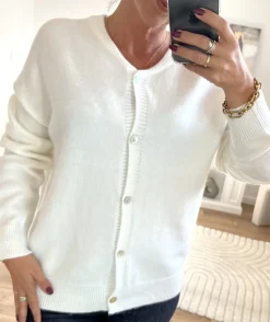 La boutique de Lilie GILET AGNES> Pulls / Gilets