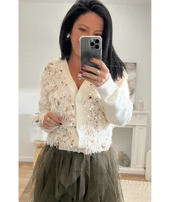 La boutique de Lilie GILET BERENICE> Pulls / Gilets