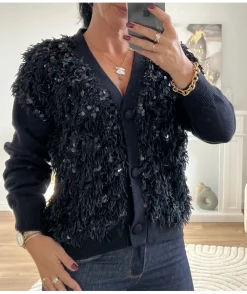 La boutique de Lilie GILET BERENICE> Pulls / Gilets