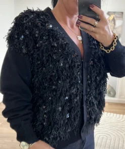 La boutique de Lilie GILET BERENICE> Pulls / Gilets
