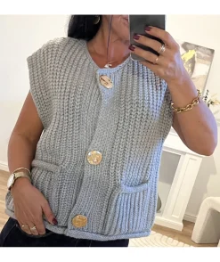 La boutique de Lilie GILET DAMIEN> Pulls / Gilets