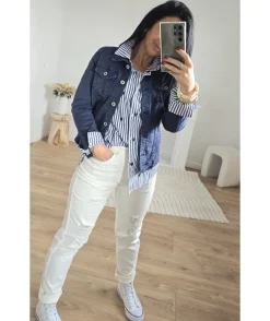 La boutique de Lilie JEANS LAMINE> Jeans / Pantalons