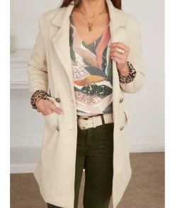 La boutique de Lilie MANTEAU CAPUCINE BEIGE CLAIR> Manteaux