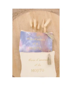 La boutique de Lilie POCHETTE AMOUR ET MOJITO> Sacs / Idées Cadeaux