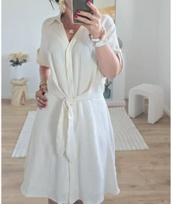 La boutique de Lilie ROBE STEFFY GAZE DE COTON> Robes