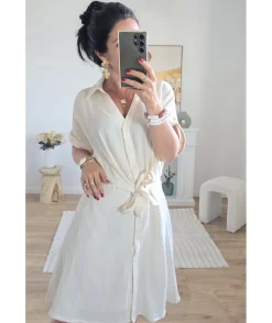 La boutique de Lilie ROBE STEFFY GAZE DE COTON> Robes