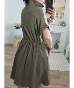 La boutique de Lilie ROBE STEFFY GAZE DE COTON> Robes