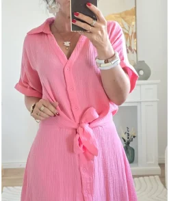 La boutique de Lilie ROBE STEFFY GAZE DE COTON> Robes
