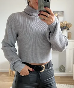 La boutique de Lilie SOUS PULL DEBORAH CROP TOP> Pulls / Gilets