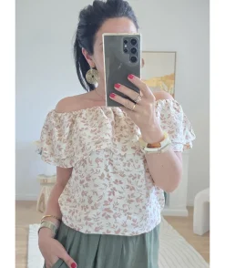 La boutique de Lilie TOP LAMINE> Tops / Blouses