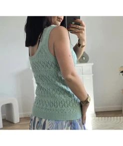 La boutique de Lilie TOP MAURINE VERT> Tops / Blouses