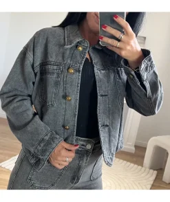 La boutique de Lilie VESTE EN JEANS ELSA> Vestes