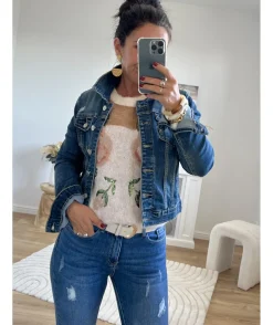 La boutique de Lilie VESTE EN JEANS FLORANE> Vestes