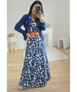La boutique de Lilie VESTE EN JEANS LAURA BLEU ELEC> Vestes