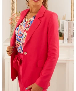 La boutique de Lilie VESTE EN LIN BARBARA> Vestes