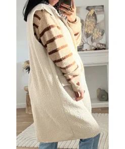 La boutique de Lilie VESTE LONGUE SANS MANCHE ANTOINE> Vestes