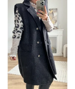 La boutique de Lilie VESTE LONGUE SANS MANCHE ANTOINE> Vestes