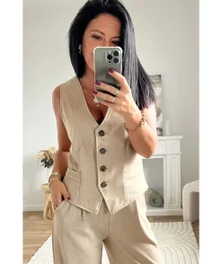 La boutique de Lilie VESTE SANS MANCHE FLAVIE> Vestes
