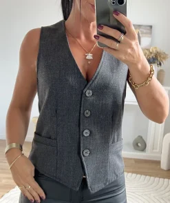 La boutique de Lilie VESTE SANS MANCHE FLAVIE> Vestes