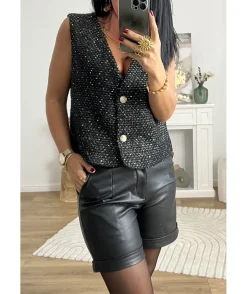 La boutique de Lilie VESTE SANS MANCHE ORNELLA> Vestes