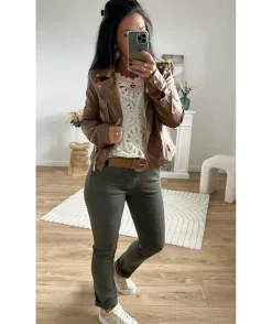 La boutique de Lilie VESTE SIMILI CUIR LAETICIA> Vestes