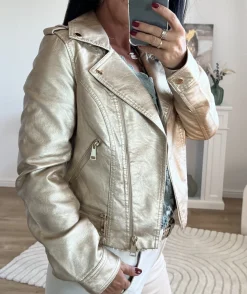La boutique de Lilie VESTE SIMILI CUIR LAETICIA> Vestes