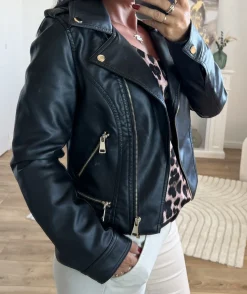 La boutique de Lilie VESTE SIMILI CUIR LAETICIA> Vestes