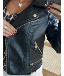 La boutique de Lilie VESTE SIMILI CUIR LAETICIA> Vestes