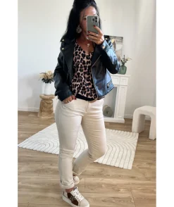 La boutique de Lilie VESTE SIMILI CUIR LAETICIA> Vestes